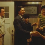 Miles Teller, Adam Driver, Roman Engel, Gavin Goudey and Johansson in ‘Paper Tiger.’